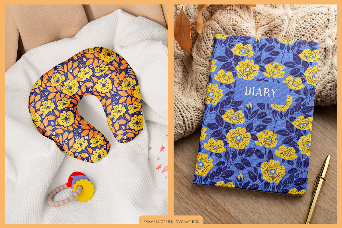 Ataraxia Patterns + Bonus Stickers, a Pattern Graphic by GVGraphics (Photo 8 of 10)