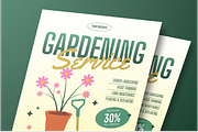 Gardening Service Flyer Set, a Flyer Template by Annora Studio (Thumbnail 4 of 6)