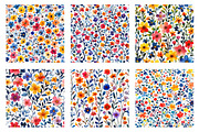 Spring Ditsy Floral Patterns, an Illustration by SinaCreation (Thumbnail 3 of 5)