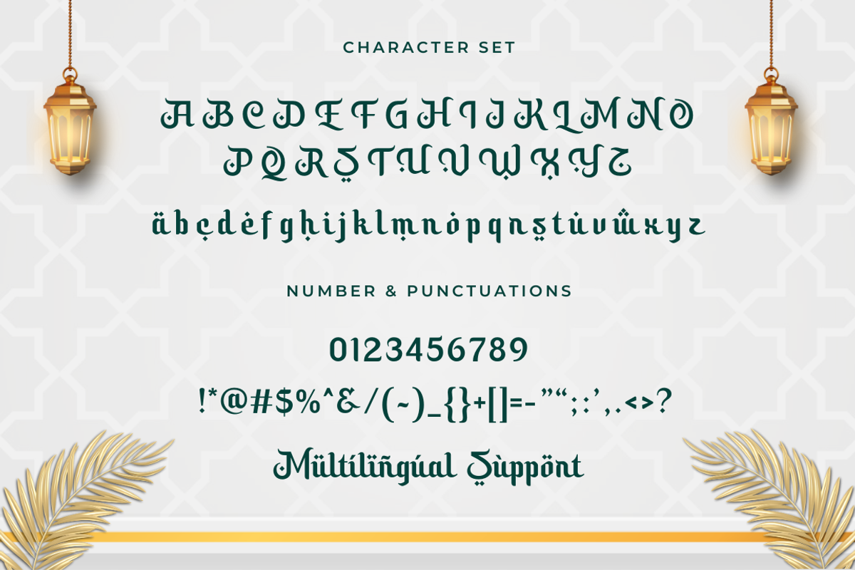 Sacred Ramdhan – Arabic Font Style, a Script Font by Sronstudio (Photo 12 of 13)