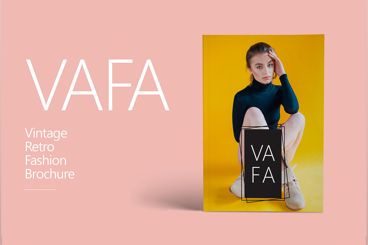 Vintage Retro Fashion Magazine, a Magazine Template by Brand Square (Photo 1 of 12)