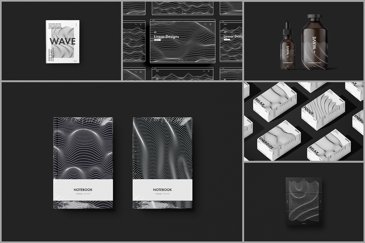 WAVE 01: Flexible Abstract Designs, an Object Graphic by ME_COLLAGE (Photo 2 of 25)