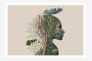 Cohu Collection · The Cosmic Human, a Decorative Illustration by milatovar (Thumbnail 7 of 13)