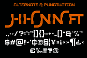 Antheum - A Modern Techno Font, a Sans Serif Font by Marvadesign (Thumbnail 7 of 8)