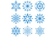 Snowflakes icon collection, an Outline Icon by RODINA (Thumbnail 1 of 3)
