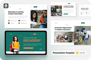 Education & Learning Google Slide, a Presentation Template by SquidPixey (Thumbnail 1 of 6)