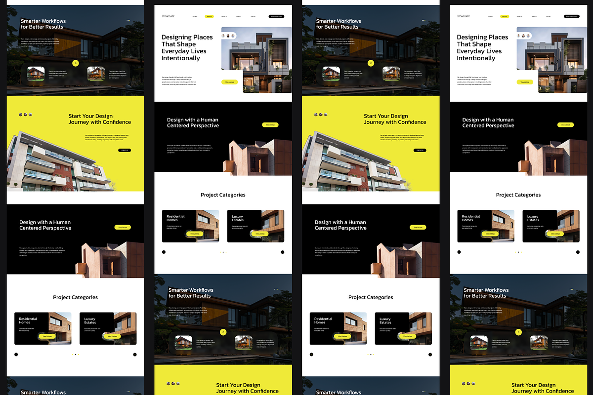 Figma Real Estate Landing Page, a Landing Page Template by Musara (Photo 4 of 6)