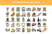 40 Food & Restaurant - Filled Line, an Outline Icon by Kmg Design (Thumbnail 2 of 2)