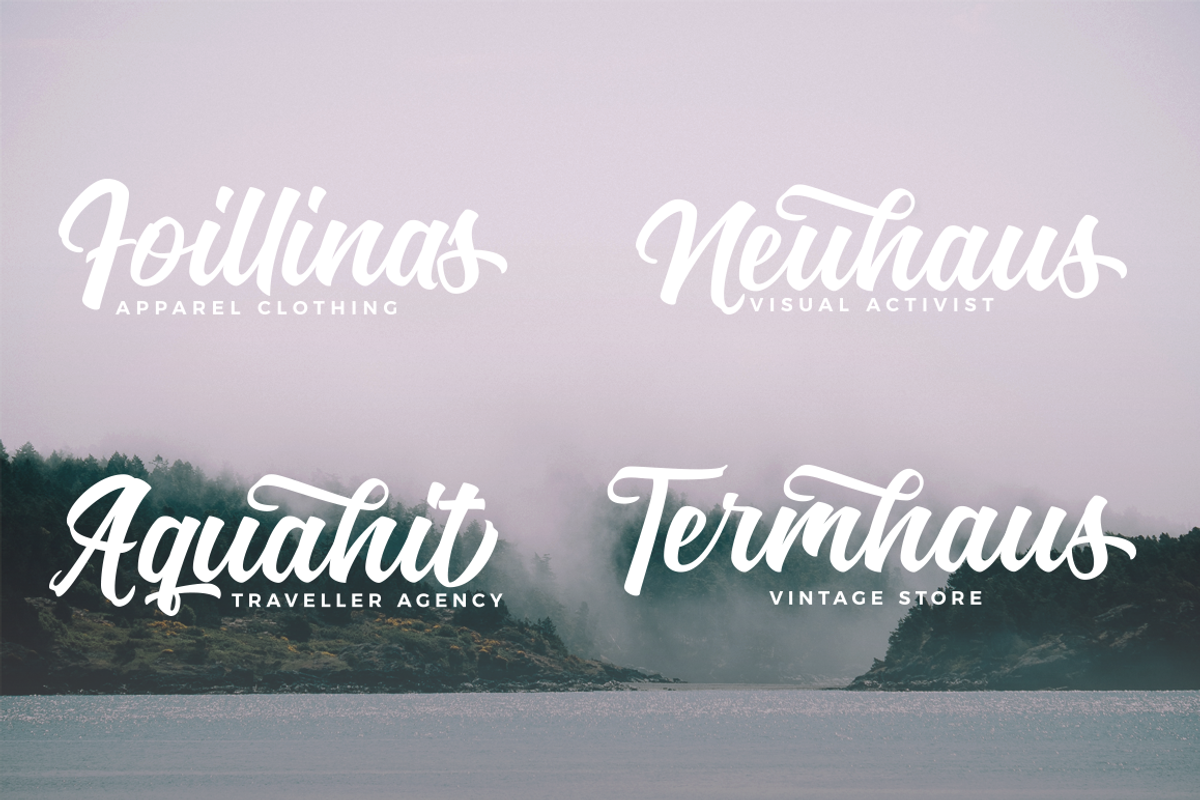 Nadheeya Script Font, a Script Font by Kotivoro (Photo 2 of 7)