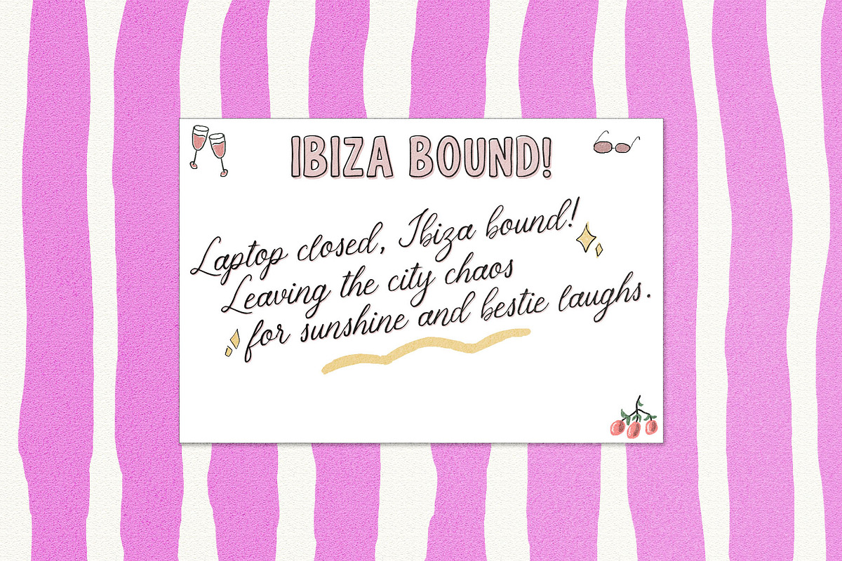 Girlsdayout Fiesta – Font Trio, a Handwritten Font by deadlock studio (Photo 7 of 12)