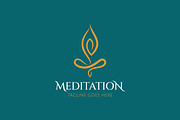 Simply Yoga Pilates Meditation Logo, a Branding & Logo Template by Signatoro (Thumbnail 1 of 3)