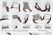 Device & Branding Mockup Bundle, an iPhone Mockup by Feel This (Thumbnail 1 of 25)