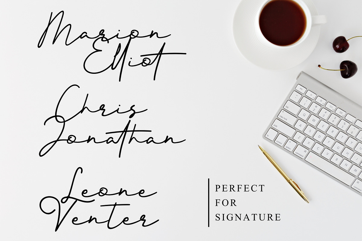 Better Signature Font preview 3