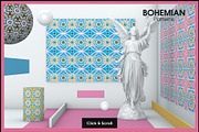 Bohemian vector patterns, a Pattern Graphic by Designnina Shop (Thumbnail 2 of 6)