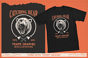 Bear Illustrations Hand-Drawn Vector, an Animal Illustration by Trape Graphic Studio (Thumbnail 7 of 10)