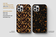 Art Deco Dark Tortoiseshell Pattern, a Pattern Graphic by Leysa Flores (Thumbnail 3 of 10)