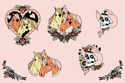 Western Lovers • Illustration suite, an Illustration by Pony Gold Studio (Thumbnail 5 of 8)
