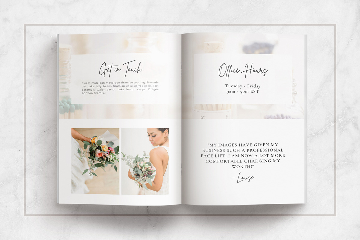 Adeline - CANVA Pricing Guide Doc, a Magazine Template by Gillian Sarah (Photo 9 of 12)