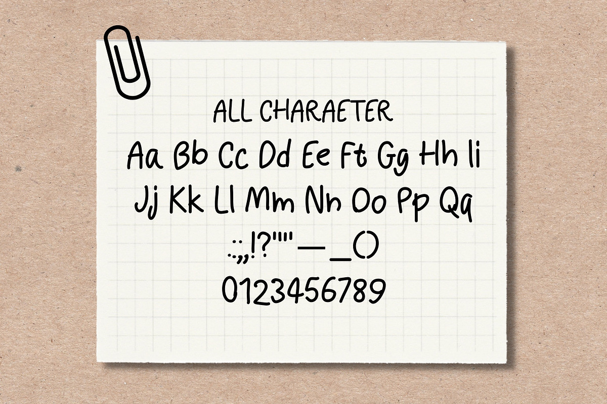 Ideally Font, a Handwritten Font by MyFontsShop (Photo 4 of 5)