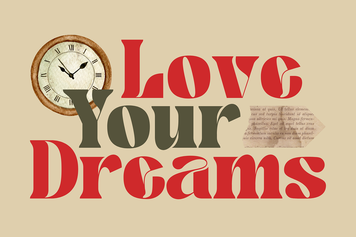 Retro Qesmo - Logo Bold Font, a Serif Font by Nirmana Visual (Photo 5 of 10)