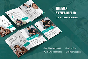 The Man Styles Bifold Brochure