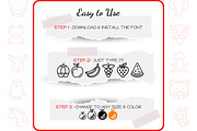 Fruit Alphabet - Dingbat Font, a Symbol Font by WADLEN (Thumbnail 4 of 7)