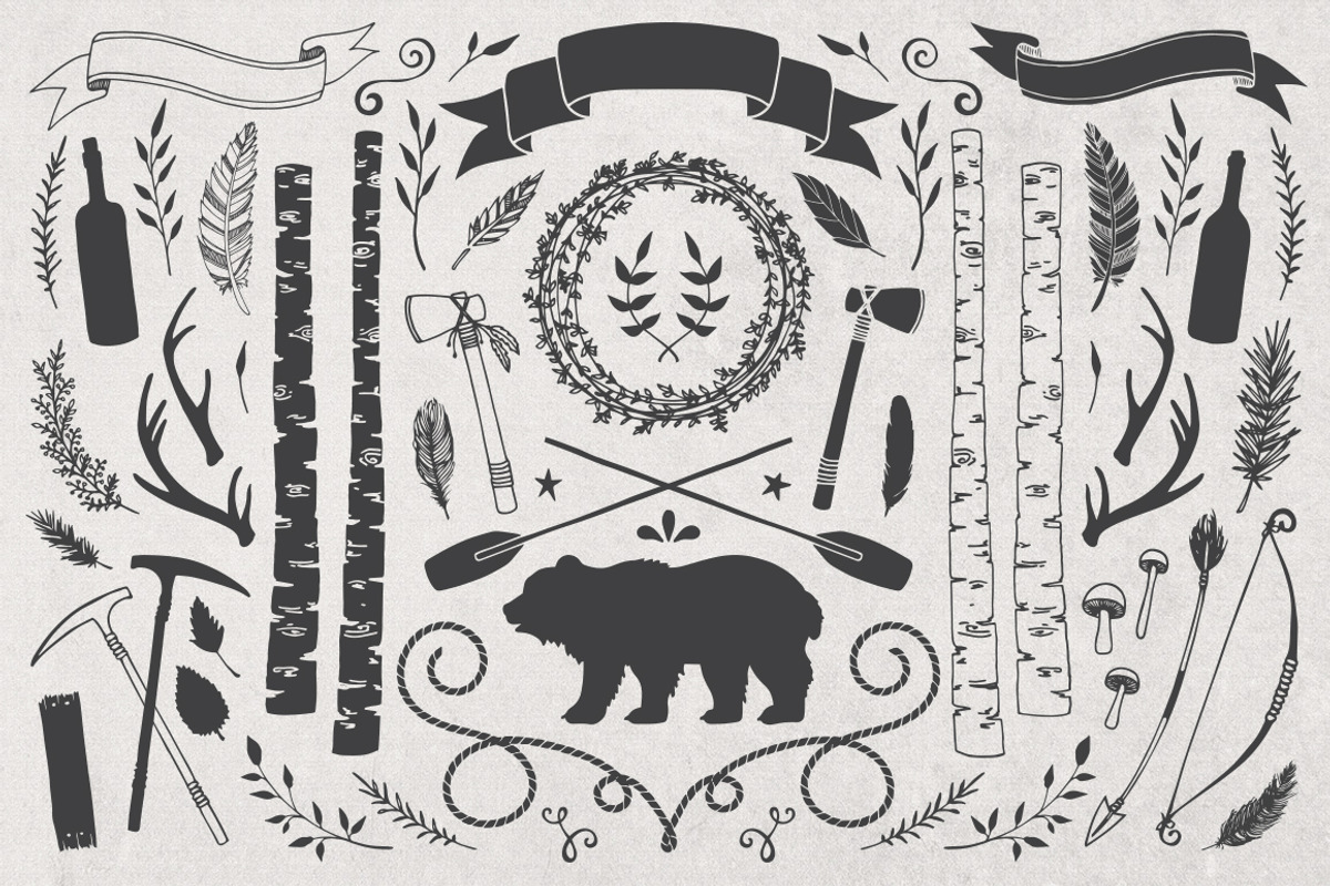 Rustica Vector Pack Vol. 1, an Illustration by Callie Rian & Co.