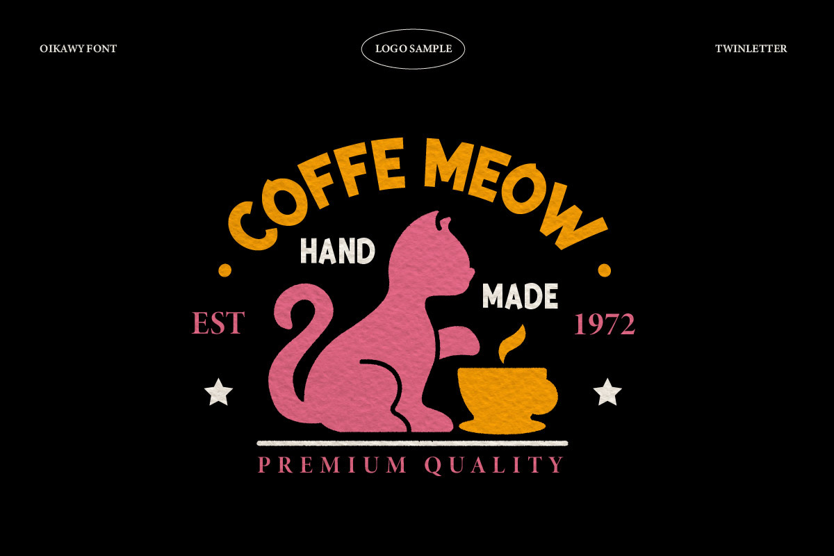 Oikawy - Playful Display Font, a Handwritten Font by twinstd (Photo 3 of 10)