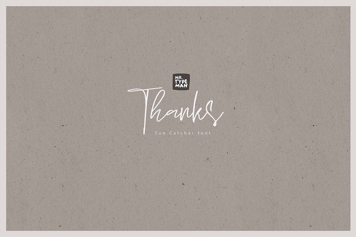 Sun Catcher Handwritten Script, a Script Font by Mr.Typeman (Photo 9 of 9)