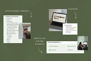 Notion Template For Creatives- Green, a Templates & Theme by flowē (Thumbnail 2 of 5)