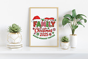 Family Christmas 2025 Png, an Illustration by Craft Nest (Thumbnail 4 of 6)