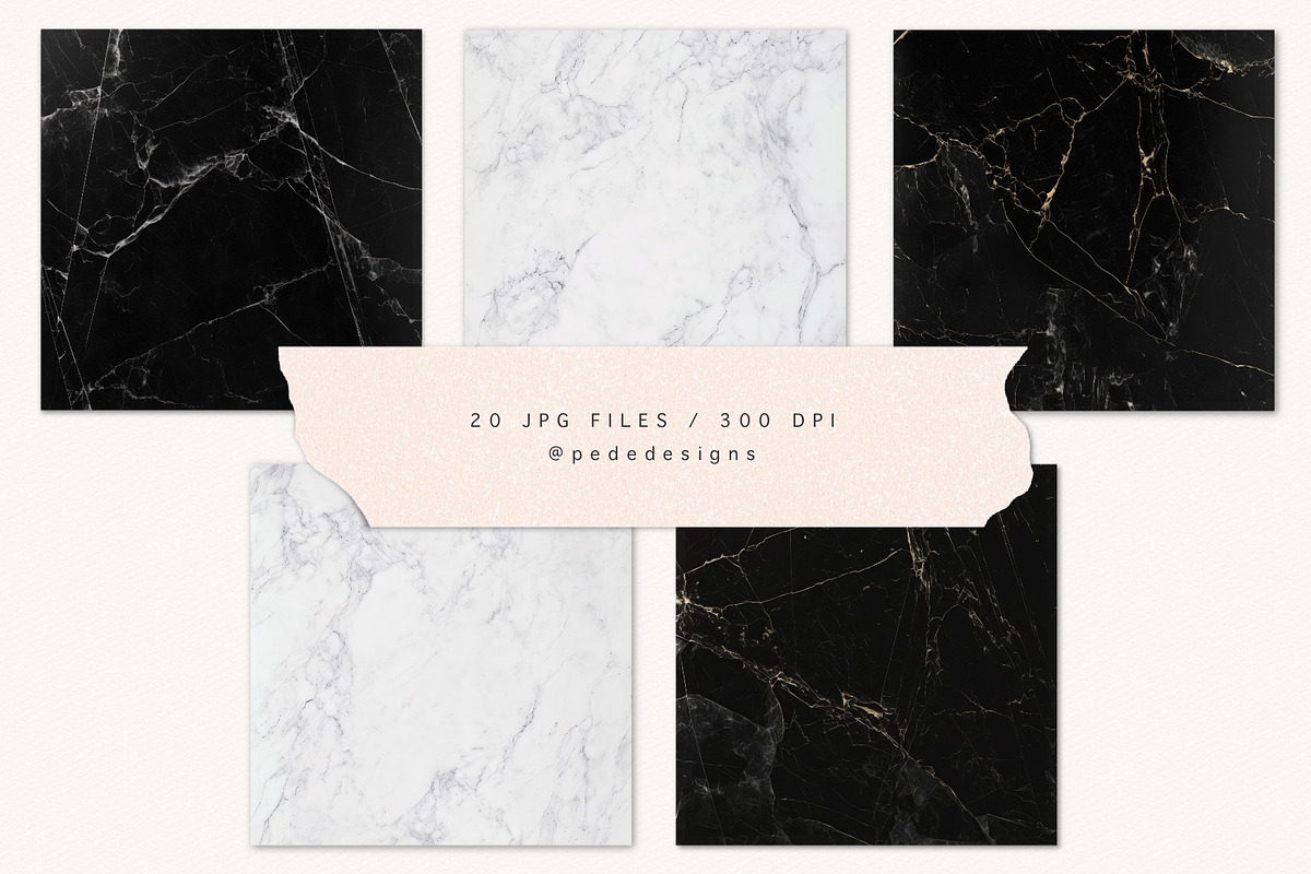 Elegant Stone Marble Backgrounds, a Texture Graphic by PeDe Designs (Photo 4 of 5)