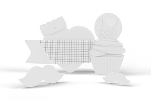 Father's Day Party Mockup