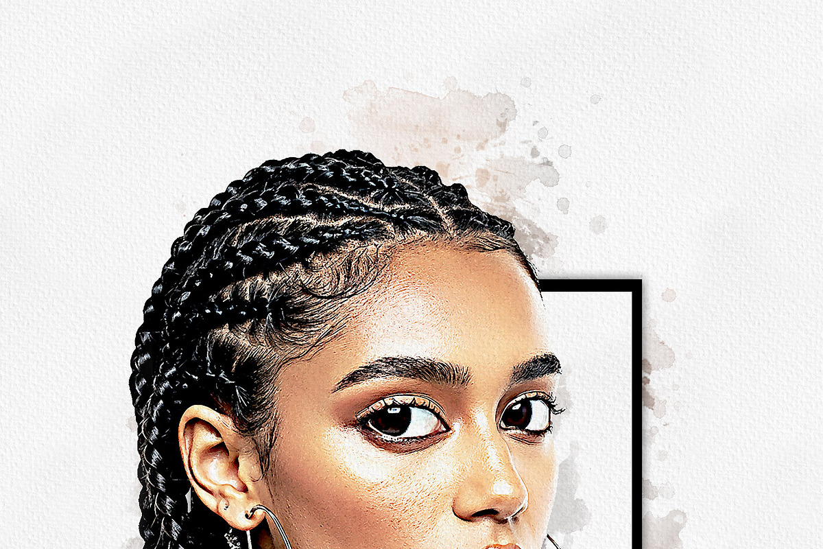Watercolor Cartoon Portrait Art, an Action Add-On by MRI STUDIO (Photo 21 of 24)
