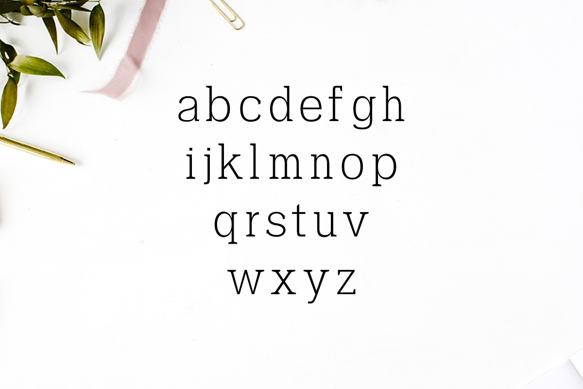 Ahijah A Clean Serif Font Family preview 3