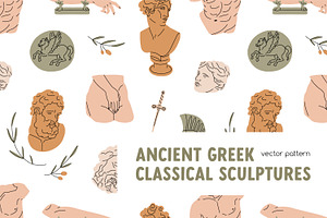 Ancient Greek seamless pattern, a Pattern Graphic by Good Studio