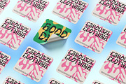 CS Grained – Psychedelic Font, a Sans Serif Font by Craft Supply Co. (Thumbnail 6 of 8)