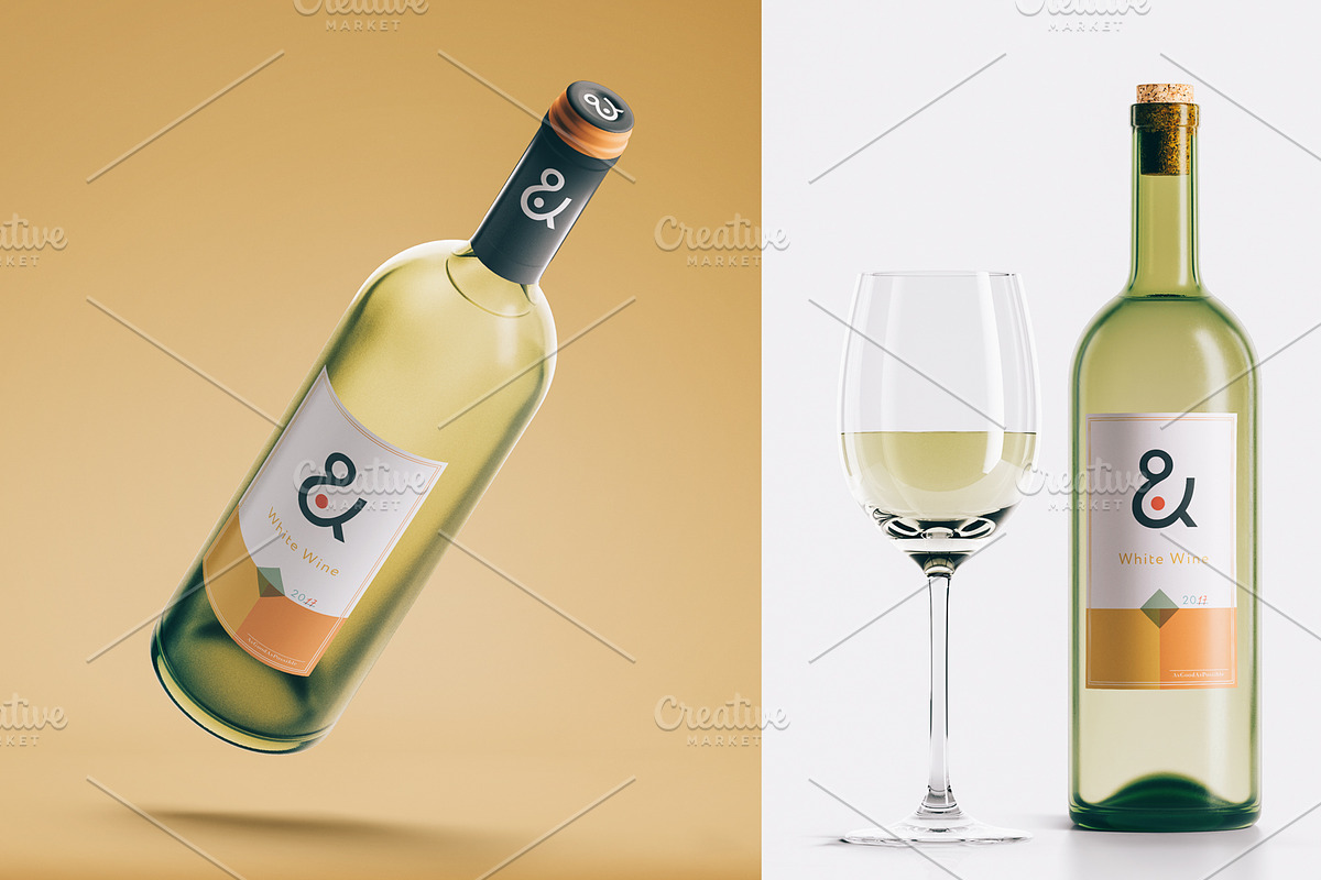 Wine Mockup Bundle, a Packaging Mockup by As Good As Possible (Photo 7 of 14)