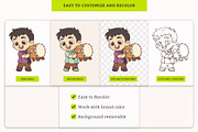 Eid Family Celebration Characters, an Illustration by MEANDSTUDIO (Thumbnail 5 of 5)