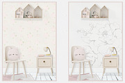 Kids Room Wall/Frame Mock Up 15, a Print Template by Whimsicality (Thumbnail 2 of 6)