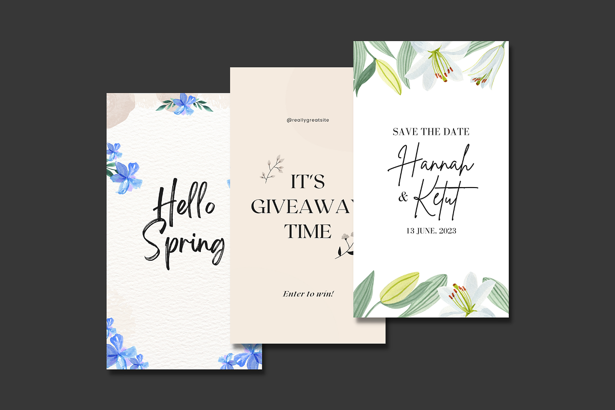 Floral Instagram Quotes Collection, a Social Media Template by Palm Creatives (Photo 6 of 7)