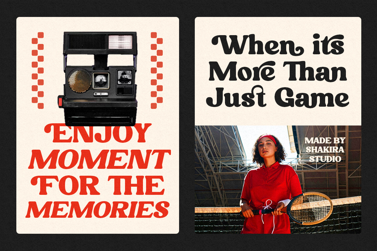 Besgum - Bold Retro Serif Font, a Serif Font by Shakira Studio (Photo 2 of 10)