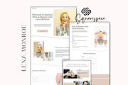 Squarespace 7.1 Website Template, a Squarespace Template by Lumina Alchemy (Thumbnail 1 of 10)