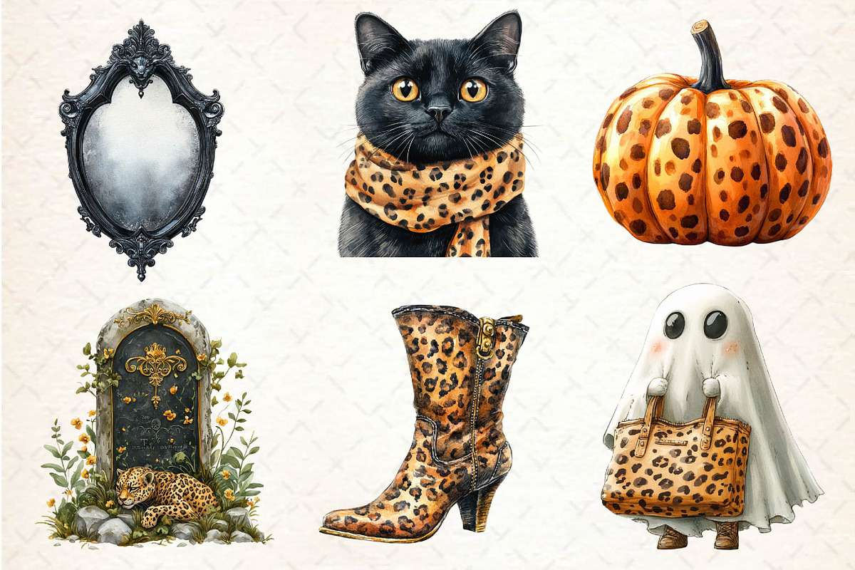 Elegant Halloween Clipart, an Illustration by Dream Creation (Photo 5 of 7)