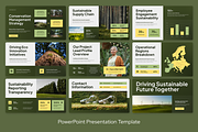 Green Yellow Sustainability Report, a Presentation Template by Sixtemp (Thumbnail 3 of 3)