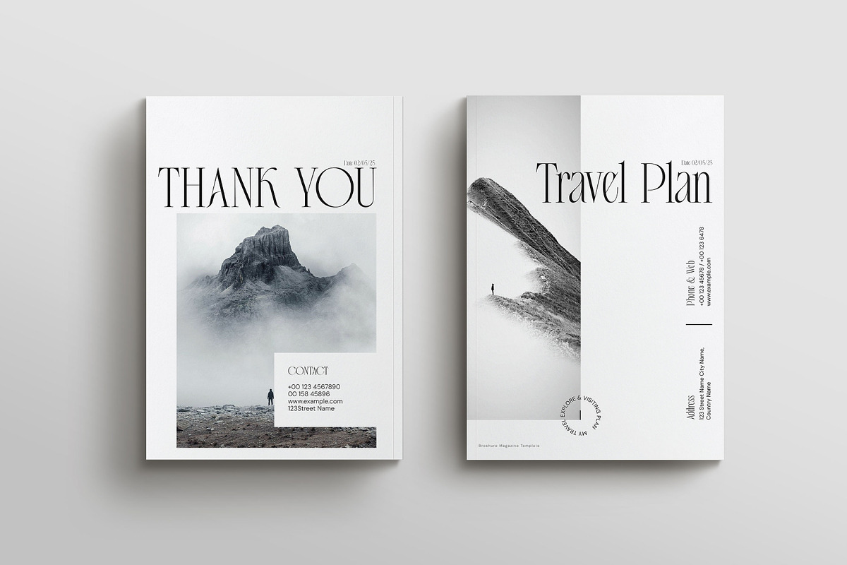 Travel Photography Brochure Template, a Brochure Template by Creatiya Type (Photo 8 of 10)
