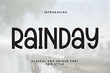 Rainday | Script Font