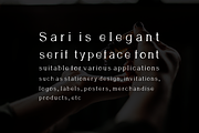 Sari Modern Serif Typeface, a Serif Font by zerologicstudio (Thumbnail 2 of 3)