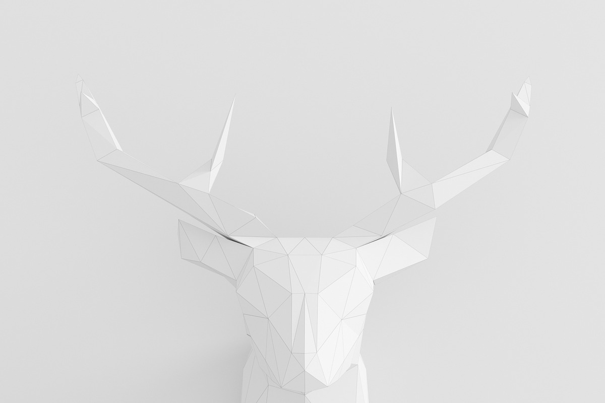 Deer decoration, a 3D by maxtracing2 (Photo 3 of 7)