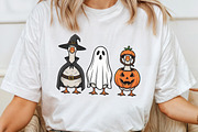 Ghost Goose Halloween Pumpkin Witch, an Illustration by Craft Nest (Thumbnail 5 of 7)
